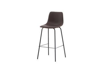 Barkruk - 75 cm - Rens - Bruin - PU-Leer - Jörn, Huis en Inrichting, Barkrukken, Nieuw, Verzenden