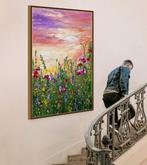 Irina Morisch - ready to hang XXL abstract floral, Antiek en Kunst