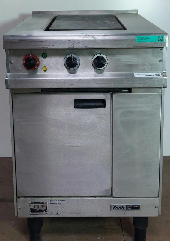 Occasion krefft kooktoestel 2-pits vierkant, Zakelijke goederen, Horeca | Keukenapparatuur, Gebruikt, Ophalen