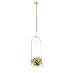 Art deco hanglamp goud met wit glas - Isabella, Nieuw, Overige materialen, Art Deco, 75 cm of meer