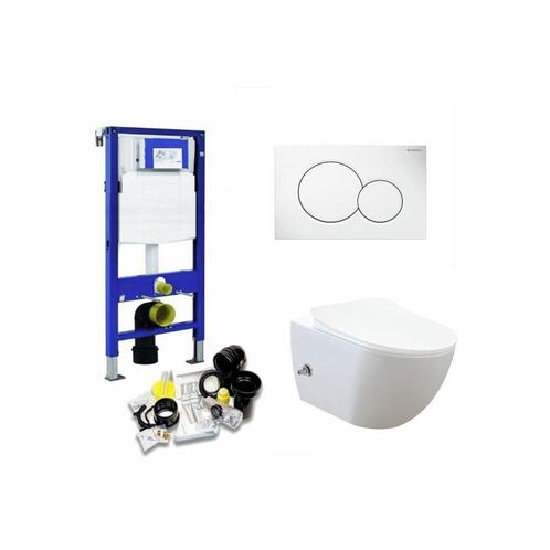 UP320 Toiletset 46 Creavit Free Rimfree Bidet Met Bril En, Doe-het-zelf en Verbouw, Sanitair, Ophalen of Verzenden