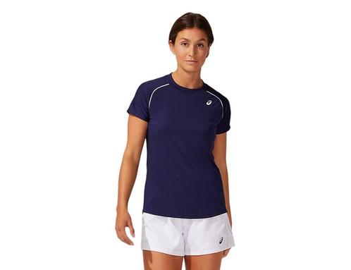 Asics - Court Womens Piping Short Sleeve - L, Sport en Fitness, Tennis