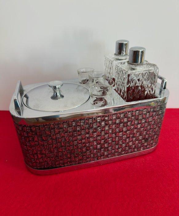 Set Whisky & Cognac Decanter Musicale “O Sole Mio” per, Antiek en Kunst, Curiosa en Brocante