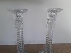 Kandelaar (2) - Glas - Set Art Deco kandelaars, Antiek en Kunst, Antiek | Glas en Kristal