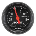 Autometer Z Series 52mm 20 PSI Mechanical Boost Vacumm Gauge, Ophalen of Verzenden, Nieuw