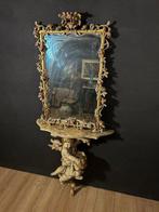 Wandtafel - Hout - Veneziaanse barokconsole, Antiek en Kunst