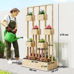 Hoogbed Met Klimrek Manden, Houten Plantenbak Bloembak, 90 X, Verzenden, Nieuw