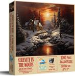 Serenity in the Woods Puzzel (1000 stukjes) | SunsOut -, Hobby en Vrije tijd, Denksport en Puzzels, Verzenden, Nieuw