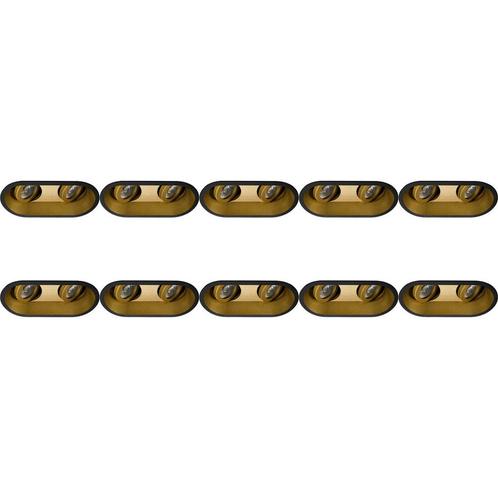 10x Spot Armatuur - GU10 Inbouwspot - Pragmi Zano Pro Ovaal, Huis en Inrichting, Lampen | Spots, Plafondspot of Wandspot, Nieuw