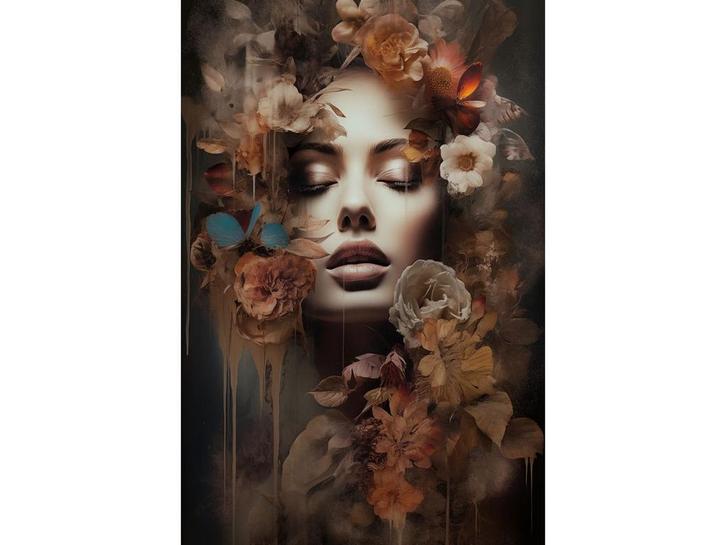 Glasschilderij Vrouw 104, Huis en Inrichting, Woonaccessoires | Overige, Nieuw, Ophalen of Verzenden