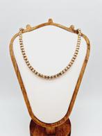 Halsketting - 9 kt. Geel goud - Art Nouveau ketting, Sieraden, Tassen en Uiterlijk, Kettingen, Nieuw