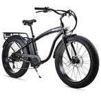 NNEMB Electric Fat Tyre Cruiser Bike, eBike with Throttle,, Verzenden, Nieuw