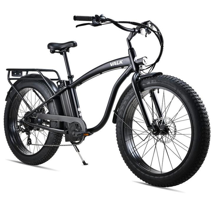NNEMB Electric Fat Tyre Cruiser Bike, eBike with Throttle,, Fietsen en Brommers, Elektrische fietsen, Verzenden