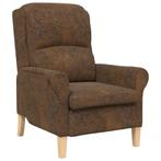 Fauteuil Bruin 76x94x102 | Gebruikt | 65% Korting, Huis en Inrichting, Fauteuils, Nieuw, 75 tot 100 cm, Ophalen of Verzenden, 75 tot 100 cm