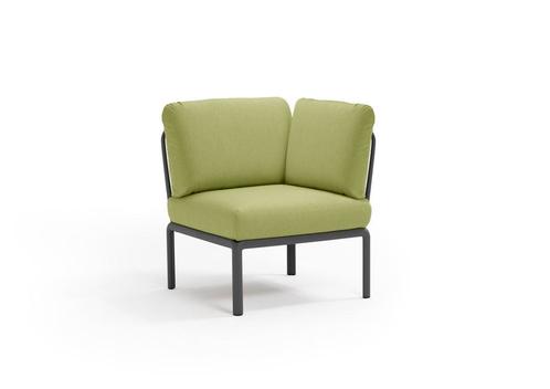Nardi Komodo loungemodule hoek van glasvezel/Sunbrella -, Tuin en Terras, Tuinsets en Loungesets, Ophalen of Verzenden