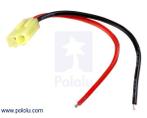 Mini Tamiya Plug with 10cm Leads, Male  Pololu 2179