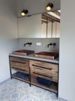 robuustetafels op maat robuuste eiken oud wagonplanken tafel