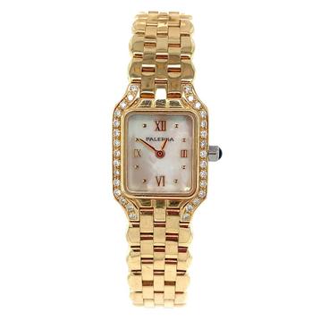 Gouden Palerma horloge met diamant 14 krt beschikbaar voor biedingen