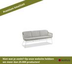 Niehoff Lido Bank Aluminium/Koordelvlechtwerk Ivoor/Beige, Huis en Inrichting, Zitzakken, Ophalen of Verzenden, Nieuw