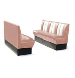 Classic Retro Diner Bank Bel Air HW150 Roze, Ophalen, Gebruikt