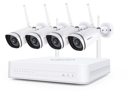 Foscam FN7108W-B4-1T Kit Beveiligingscamera Set - 4 Cameras, Audio, Tv en Foto, Videobewaking, Nieuw, Verzenden