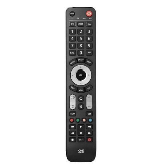 Universele afstandsbediening One For All Evolve 4, Audio, Tv en Foto, Overige Audio, Tv en Foto, Zo goed als nieuw, Ophalen of Verzenden