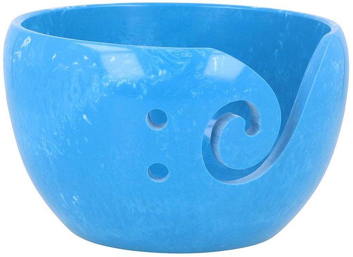 Scheepjes Yarn Bowl - Blauw Parelmoer effect - 13x8cm, Hobby en Vrije tijd, Breien en Haken, Ophalen of Verzenden