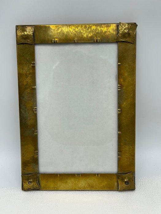 Fotolijst - Glas, Messing, Antiek en Kunst, Curiosa en Brocante