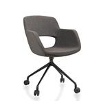 Comfora Vergaderstoel op Wielen in Bouclé Stoffering, Ophalen of Verzenden, Nieuw