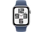 Apple Watch SE (2024), 44mm, GPS, Sportbandje M/L, Zilver, Verzenden, Zo goed als nieuw