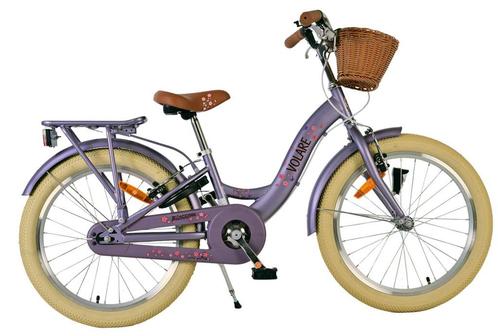 Volare Blossom Kinderfiets - Meisjes - 20 inch - Paars -, Fietsen en Brommers, Fietsen | Meisjes, 20 inch, Nieuw, Verzenden