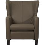 Leren oorfauteuil Hug - Toledo Leer Moss - Hout zwart, Huis en Inrichting, Fauteuils, Leren oorfauteuil Hug - Toledo Leer Moss - Hout zwart past perfect in uw interieur als u woonstijl: Eigentijds, Klassiek, Retro, Romantisch is.