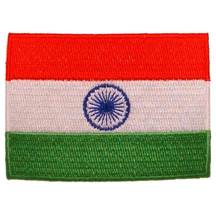 Strijkapplicatie/Patch - Vlag India - 8x6cm NIEUW, Hobby en Vrije tijd, Kledingapplicaties en Hotfix, Nieuw, Ophalen of Verzenden