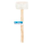 Silverline Hamer met wit rubberen kop - 680 gram - hardho..., Doe-het-zelf en Verbouw, Gereedschap | Handgereedschap, Ophalen of Verzenden