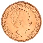 Gouden 10 Gulden Wilhelmina 1933 Pr+, Postzegels en Munten, Munten | Nederland, Verzenden