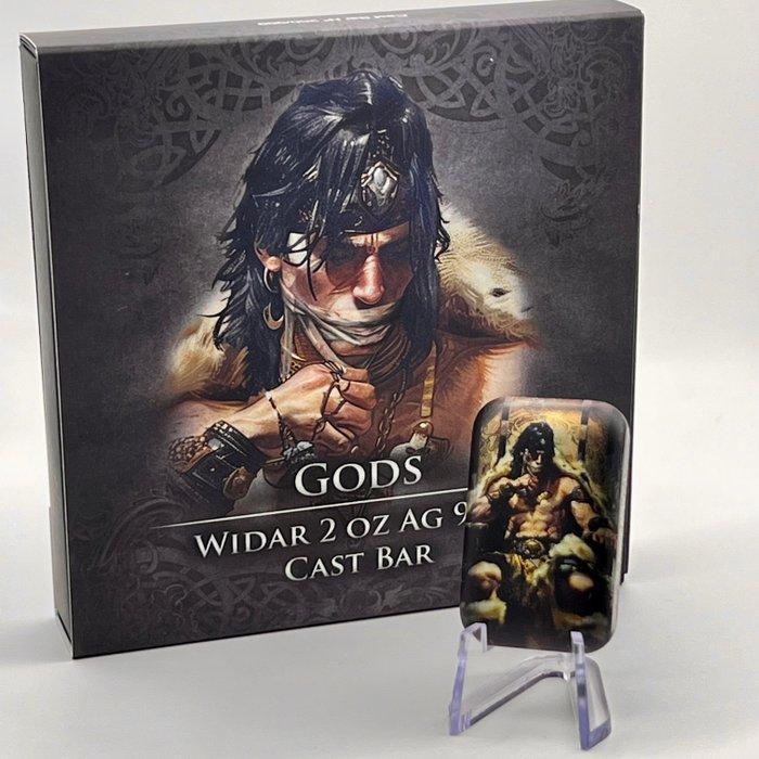 Duitsland. Silver Bar 2023 Gods Series – Widar – 2 oz –, Postzegels en Munten, Munten | Europa | Niet-Euromunten