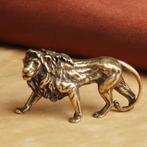 Messing Leeuw Miniatuur Beeldje voor Bureau Decoratie, Verzenden, Nieuw