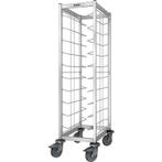 RVS Dienbladenwagen | 10 dienbladen | 54x63,5x167,8 cm, Verzenden, Nieuw in verpakking