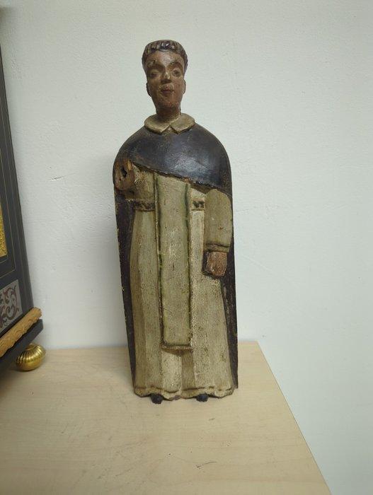 Beeldje - Helige - Hout, Antiek en Kunst, Kunst | Niet-Westerse kunst