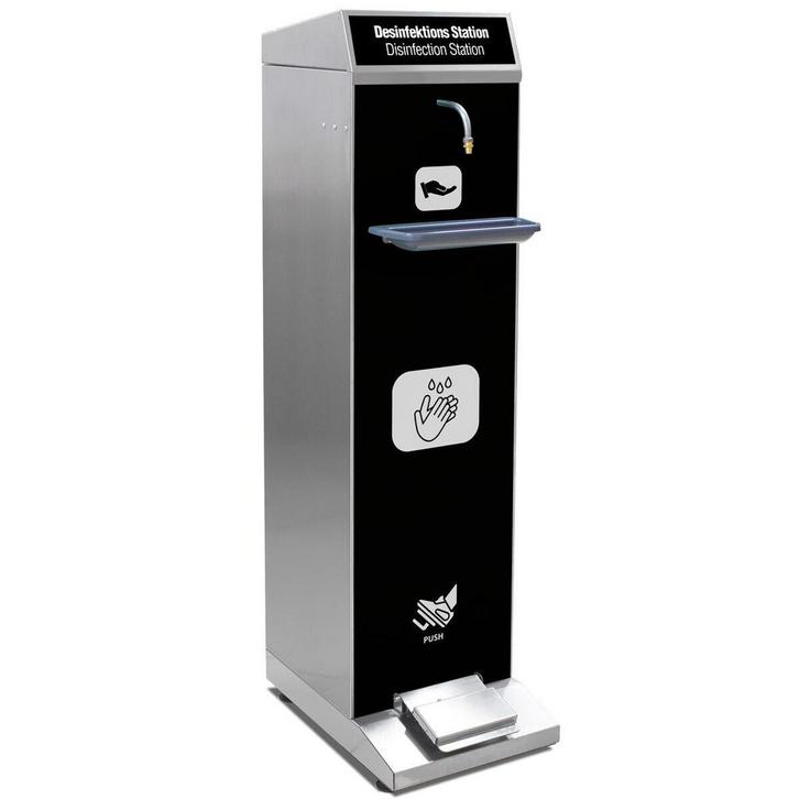 GGM Gastro | RVS desinfectiestation - met lekbak en | DMSE03, Zakelijke goederen, Horeca | Keukenapparatuur, Nieuw in verpakking
