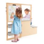 LIVSK Kinderkunstcentrum met Tafel en Bankje - Dubbelzijdige, Verzenden, Nieuw