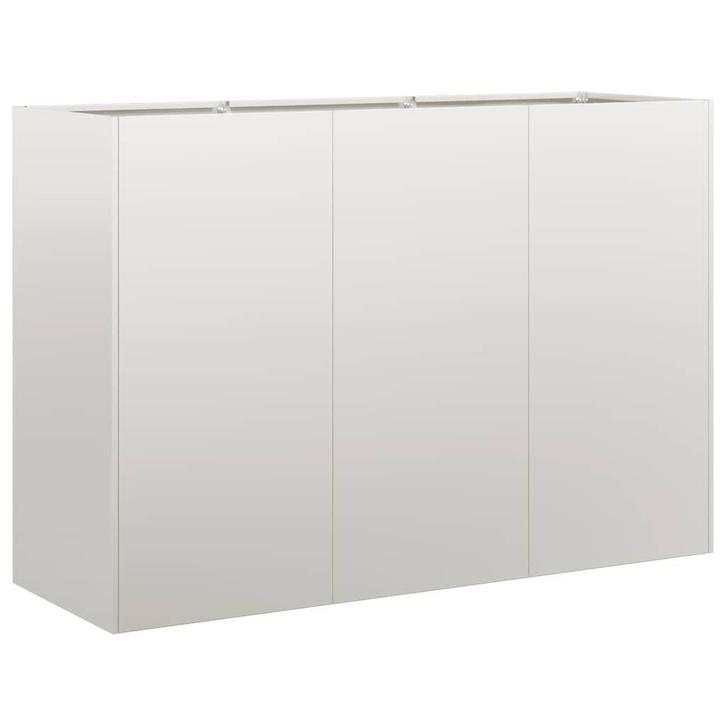 Bloembak 120cm rvs | tweedekansje | 51%, Tuin en Terras, Bloembakken en Plantenbakken, 60 cm of meer, 100 cm of meer, Rechthoekig