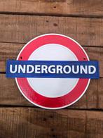 Reclamebord - Ondergrondse spoorwegbord - Gietijzer