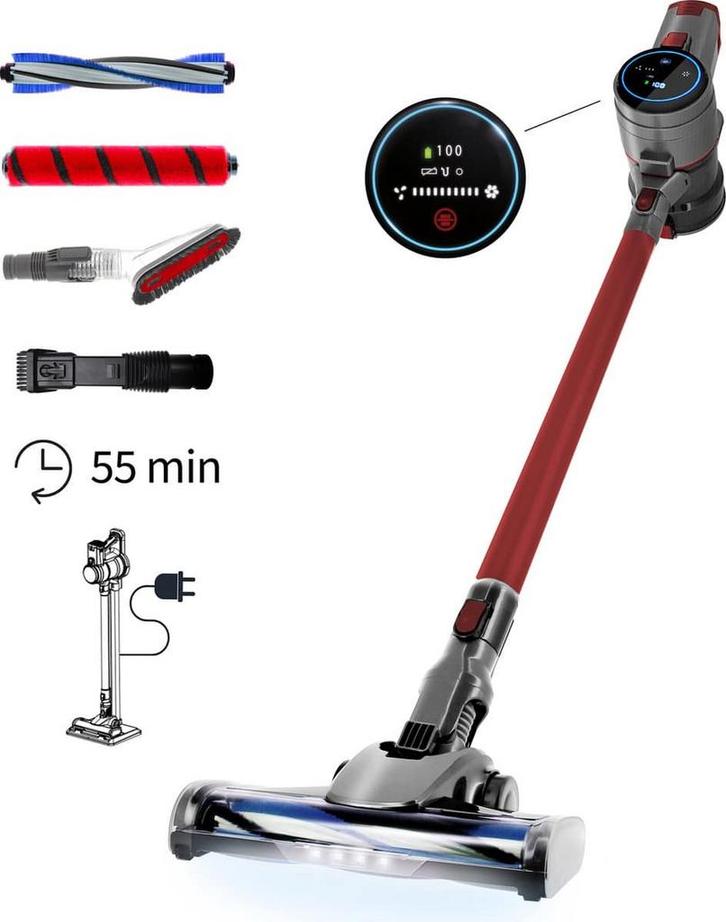 EZIclean Cyclomax R420 - Steelstofzuiger - Draadloos - Zeer, Witgoed en Apparatuur, Stofzuigers, Zo goed als nieuw, Ophalen of Verzenden