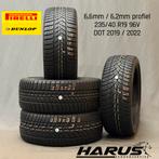 235/40/19 96V Pirelli Dunlop winterbanden 6,6/6,2mm profiel, 19 inch, Gebruikt, 235 mm, Band(en)