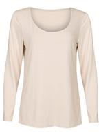Shirt Viscose Beige, basic damestop, Kleding | Dames, Verzenden, Nieuw