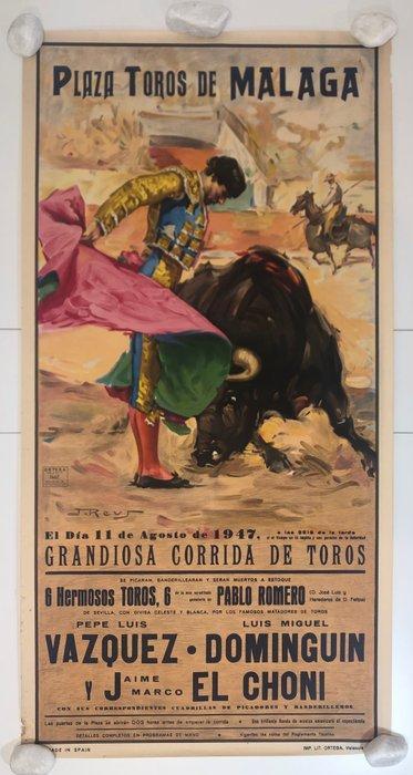 Joan REUS - Cartel Litográfico Original plaza de toros de, Antiek en Kunst, Kunst | Tekeningen en Foto's