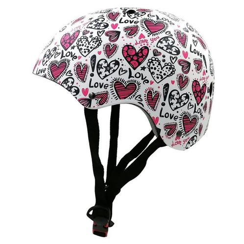 Kiddimoto Kinder Fietshelm Love Medium ( 53-58 cm), Fietsen en Brommers, Fietsaccessoires | Fietshelmen, Nieuw, Verzenden