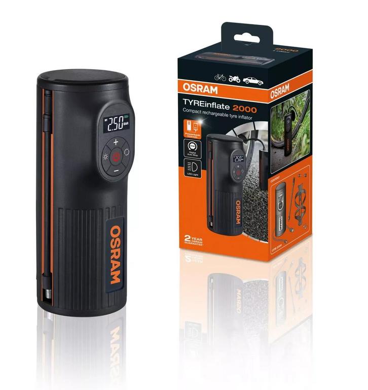 Osram TYREinflate 2000 OTIR2000 Luchtcompressor 8.3 Bar O..., Auto-onderdelen, Banden en Velgen, Nieuw, Ophalen of Verzenden