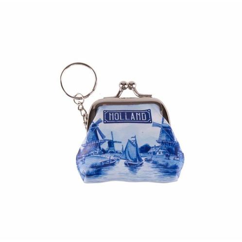 Sleutelhanger portemonnee klein Holland delftsblauw, Kleding | Heren, Schoenen, Nieuw, Ophalen of Verzenden